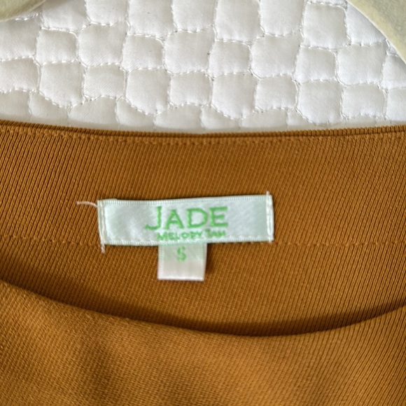 Jade Melody Tam Size Small Gold Bronze Top Blouse - Picture 5 of 7